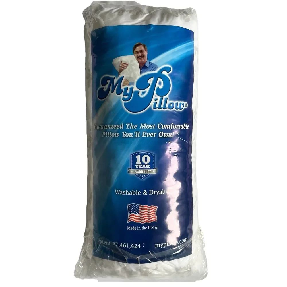 NEW My Pillow Premium S/Q White Original Standard Queen Washable Dryable Sealed